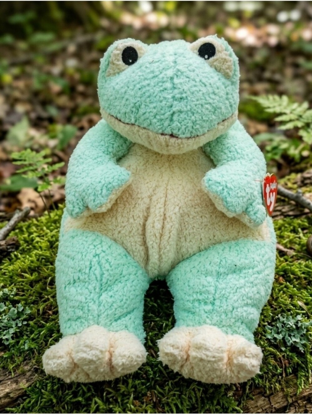 🛍Ty baby Frogbaby Plush Rattle Frog p9